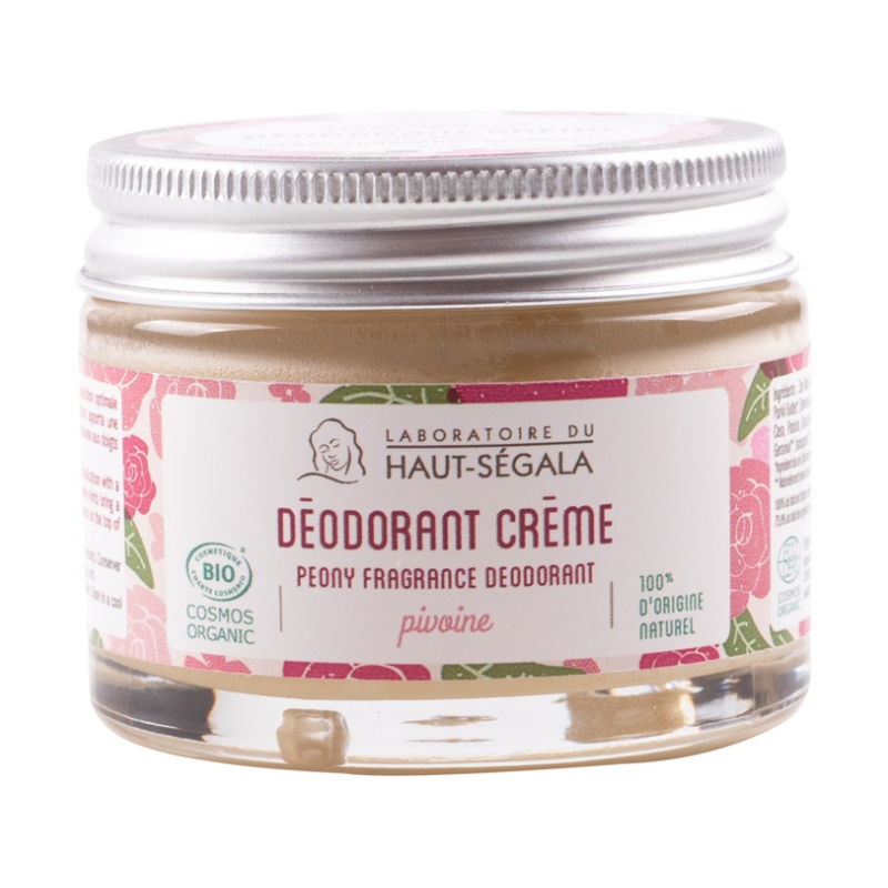 Laboratoire du Haut-Ségala Déodorant Crème Pivoine Bio - 50 g