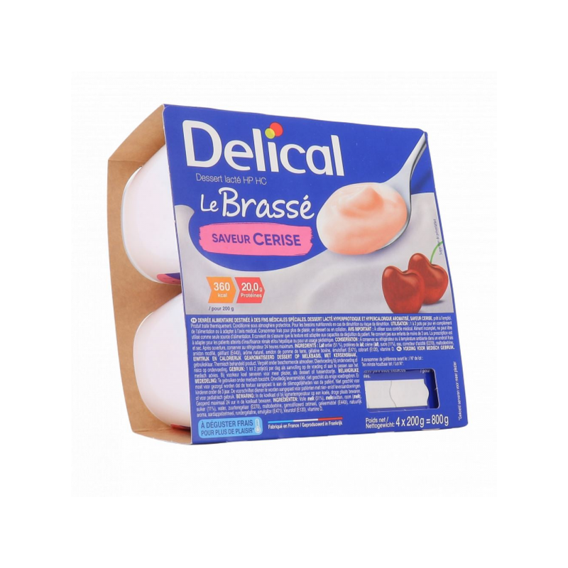 Delical Le Brassé Cerise HP/HC - 4 x 200 g