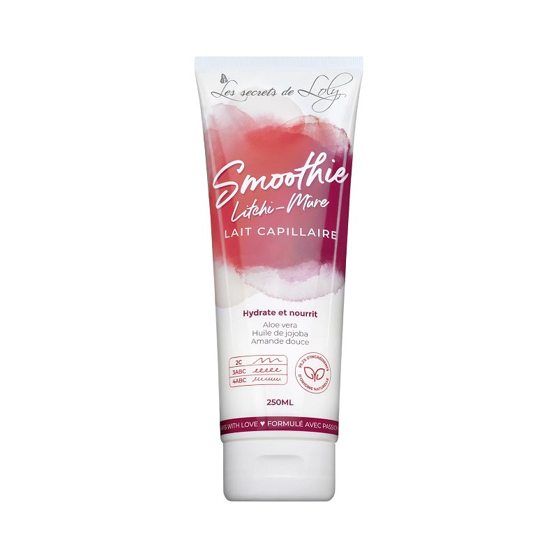 Les Secrets de Loly Lait capillaire Smoothie Litchi-Mûre - 250ml
