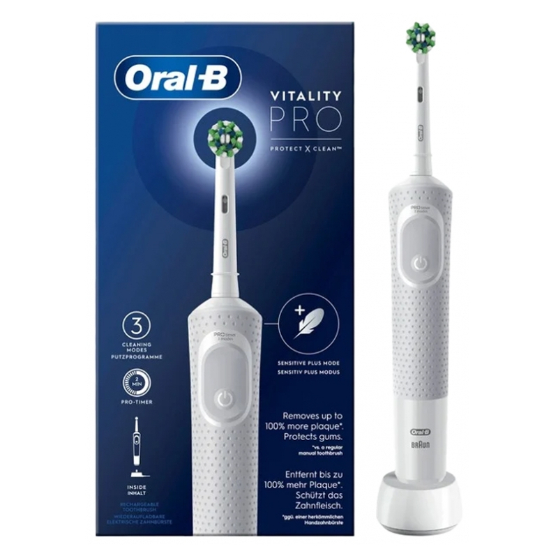 Oral-B Vitality Pro Brosse à Dents Rechargeable + Accessoires