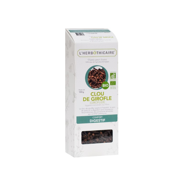 L'Herbôthicaire Tisane Clou de Girofle Bio - 100g