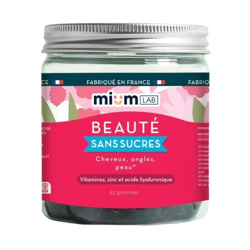 Mium Lab Gummies beauté sans sucres - 42 gummies