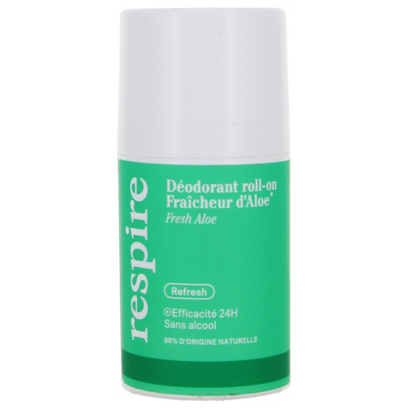 Respire Déodorant Roll-On Fraîcheur d'Aloe - 50 ml