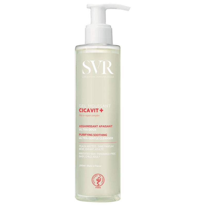 SVR Cicavit+ Gel Moussant Assainissant Apaisant - 200 ml