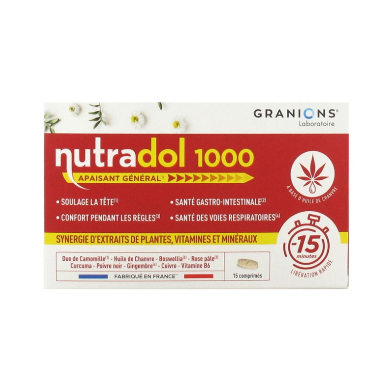 Granions Nutradol 1000 - 15 Comprimés