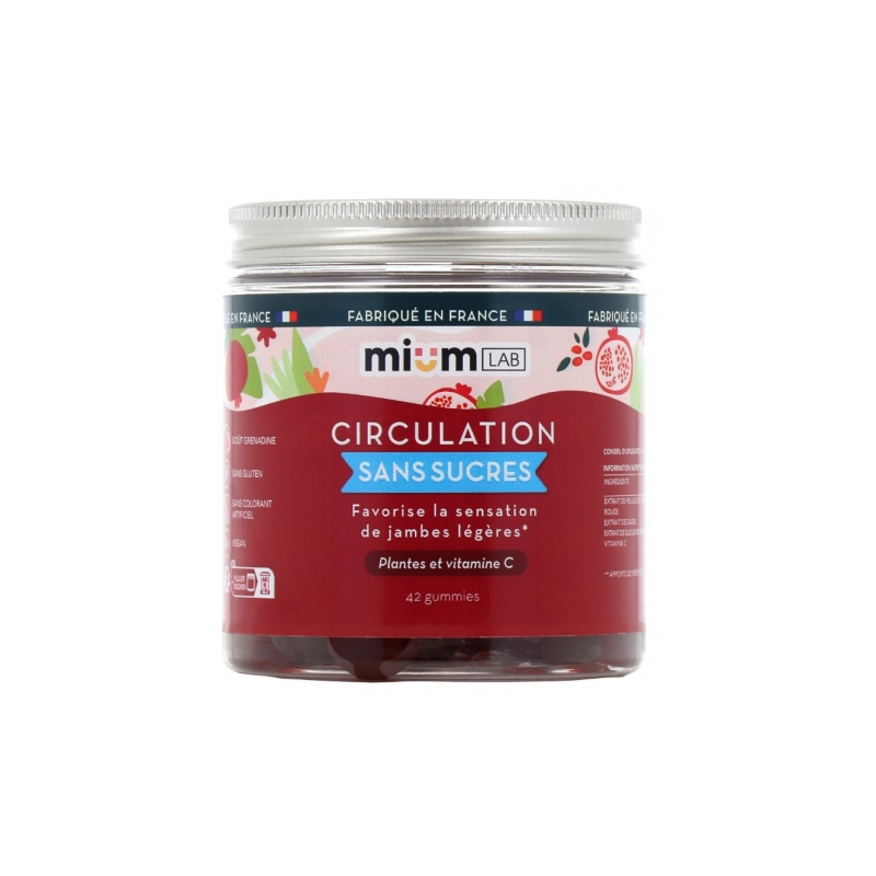 Mium Lab Circulation Sans Sucre - 42 gummies