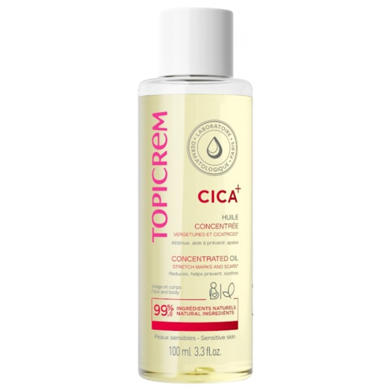 Topicrem CICA + Huile Concentrée Vergetures et Cicatrices - 100 ml