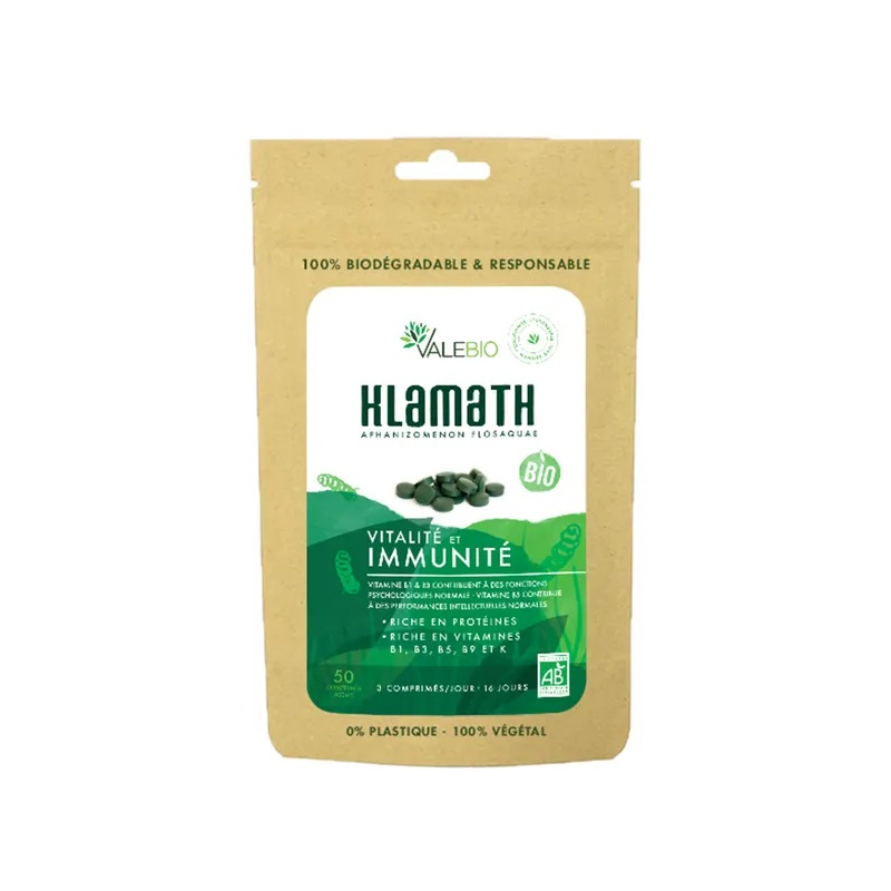 Valebio Klamath Bio Super Food - 50 comprimés