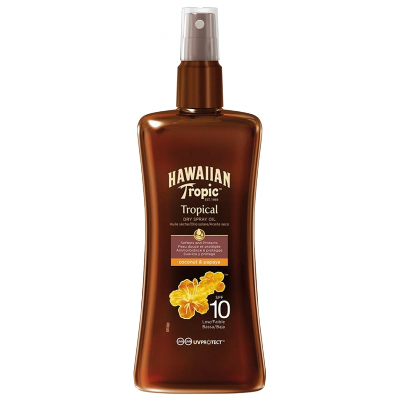 Hawaiian Tropic Protective Huile Sèche SPF10 - 200 ml