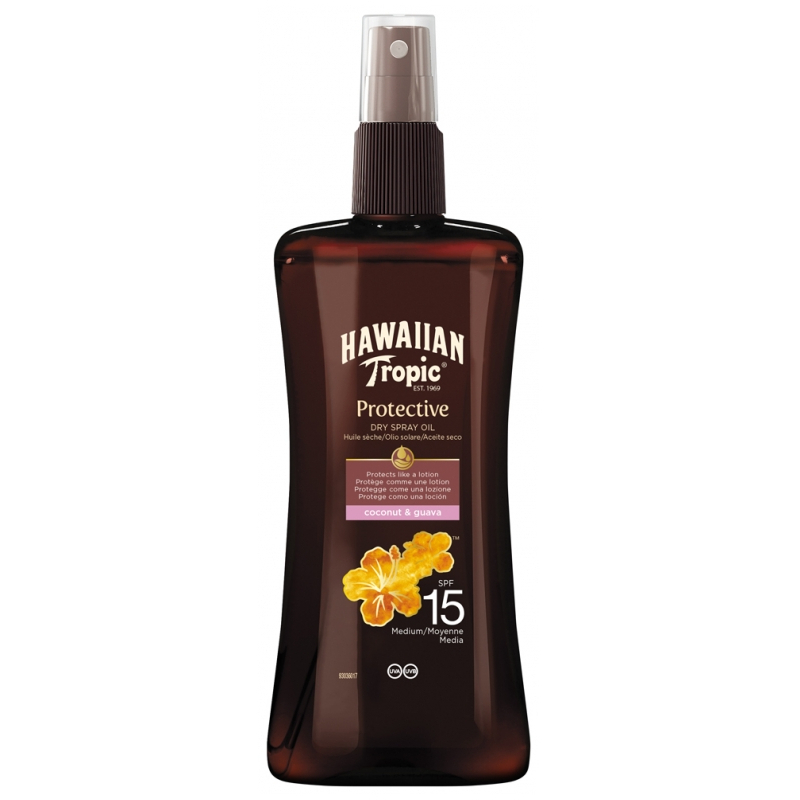 Hawaiian Tropic Protective Huile Sèche SPF15 - 200 ml