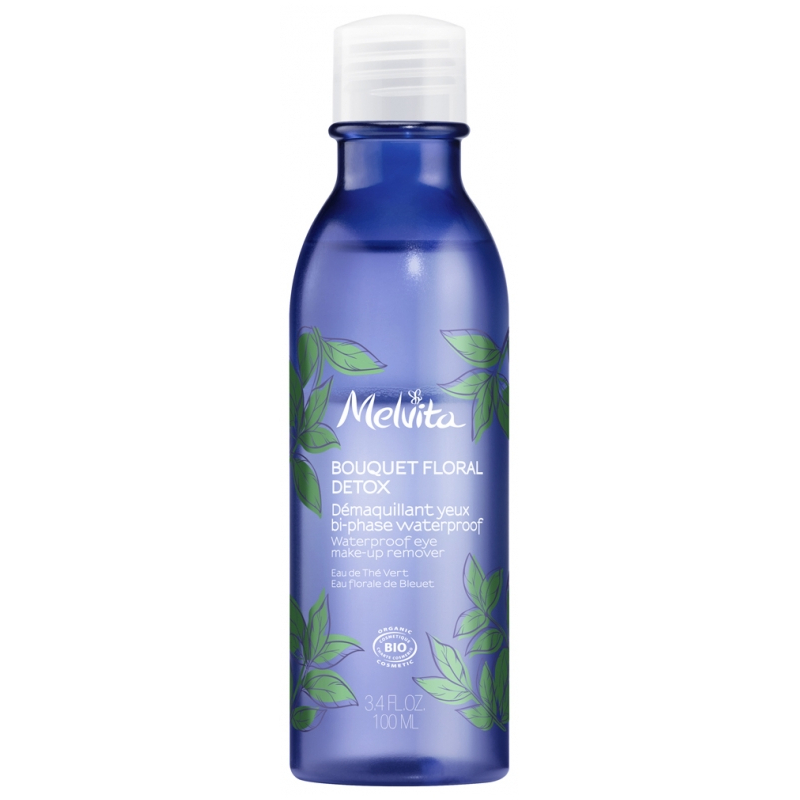 Melvita Bouquet Floral Détox Démaquillant Yeux Bi-Phase Waterproof Bio - 100 ml