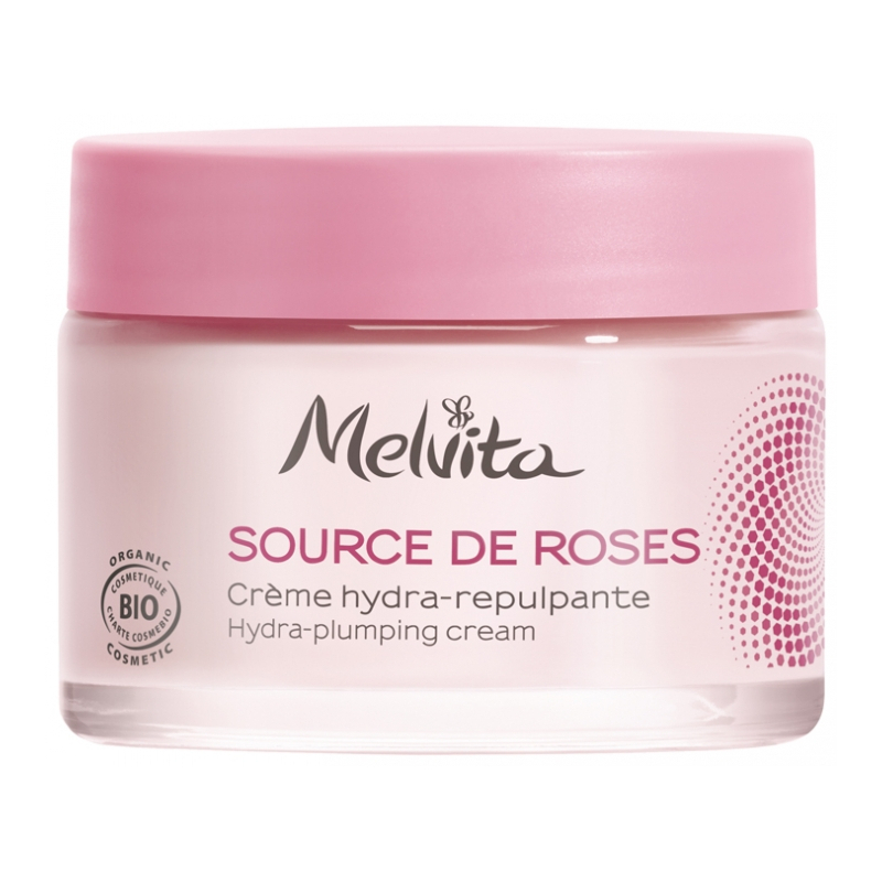 Melvita Source de Roses Crème Hydra-Repulpante Bio - 50 ml