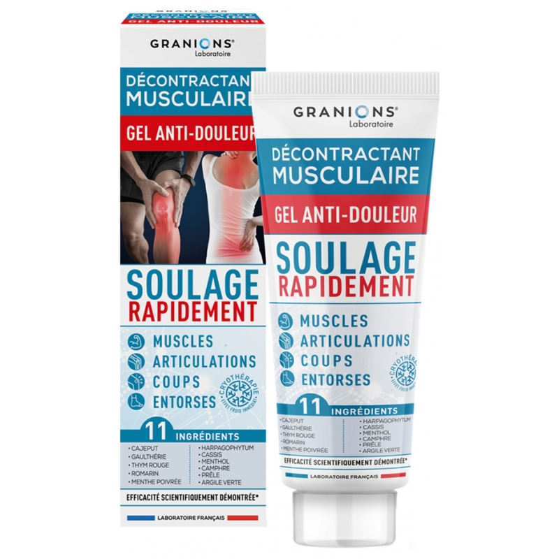 Granions Décontractant Musculaire Gel Anti-Douleur - 100 ml