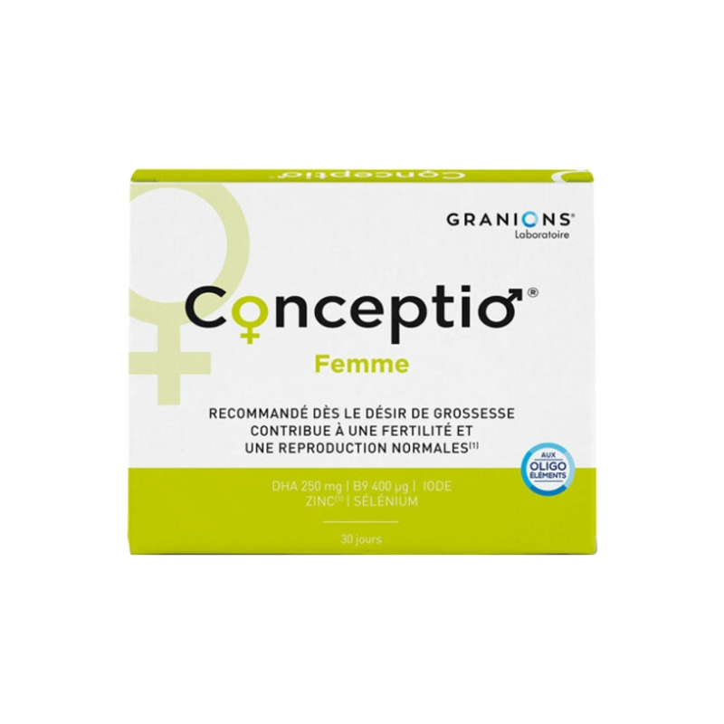 Granions Conceptio Femme - 30 Capsules et 30 Gélules