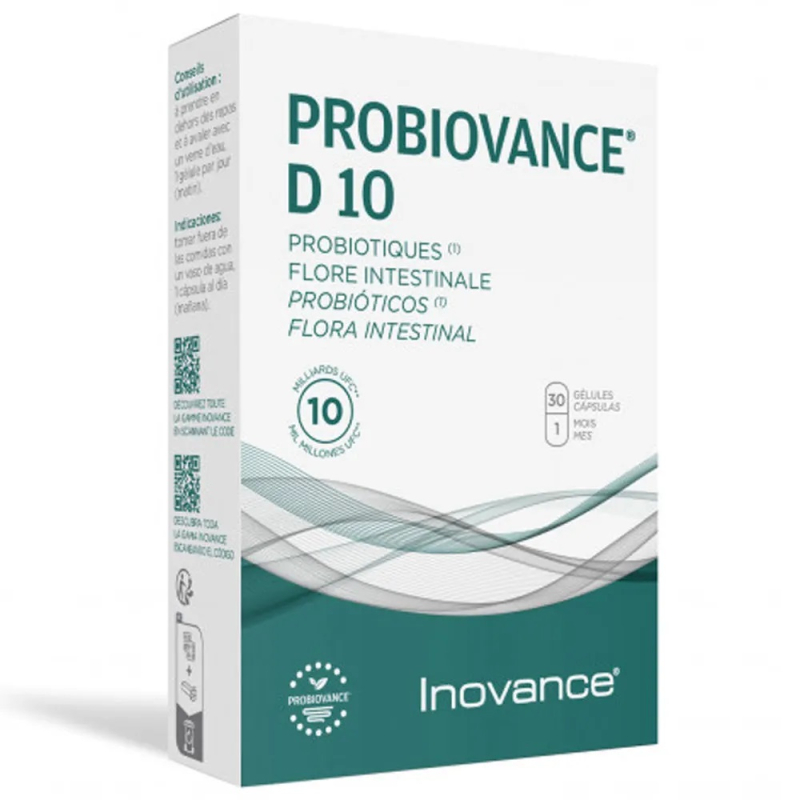 Inovance Probiovance Flore Intestinale D10 - 30 Gélules