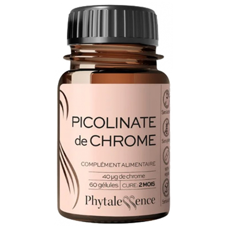 Phytalessence Picolinate de Chrome - 60 Gélules