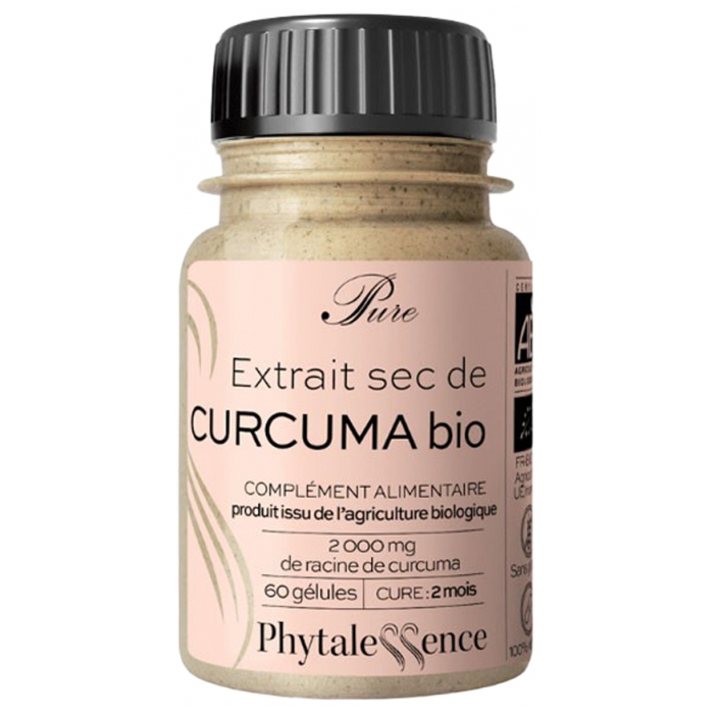 Phytalessence Pure Curcuma Bio - 60 Gélules