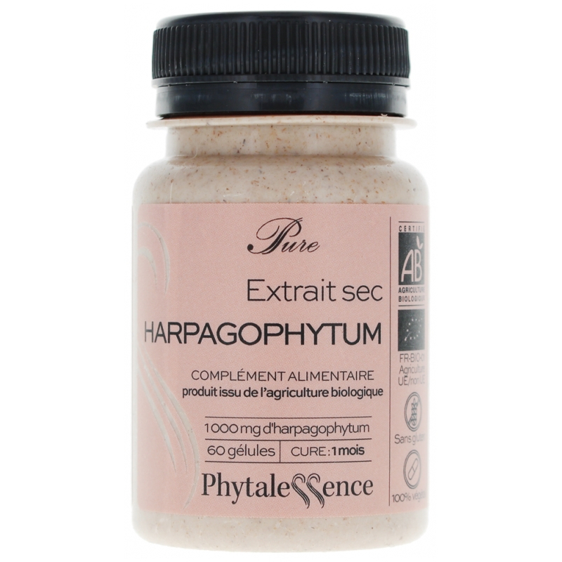 Phytalessence Pure Harpagophytum Bio - 60 Gélules