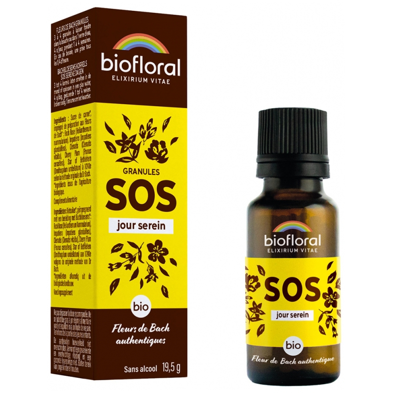 Biofloral Granules SOS Jour Serein Bio - 19,5 g