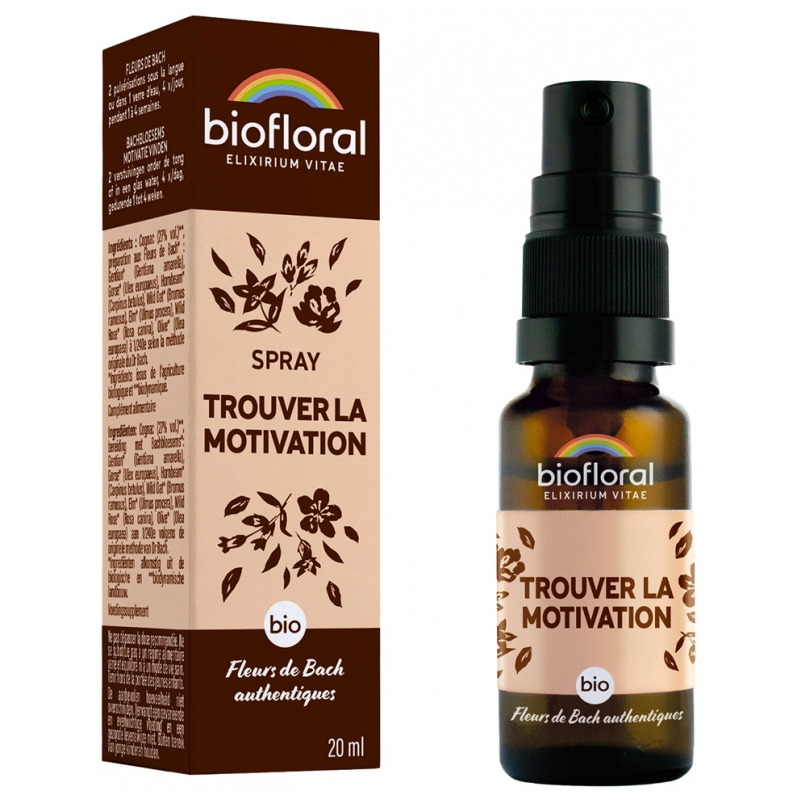 Biofloral Spray Trouver la Motivation Bio - 20 ml