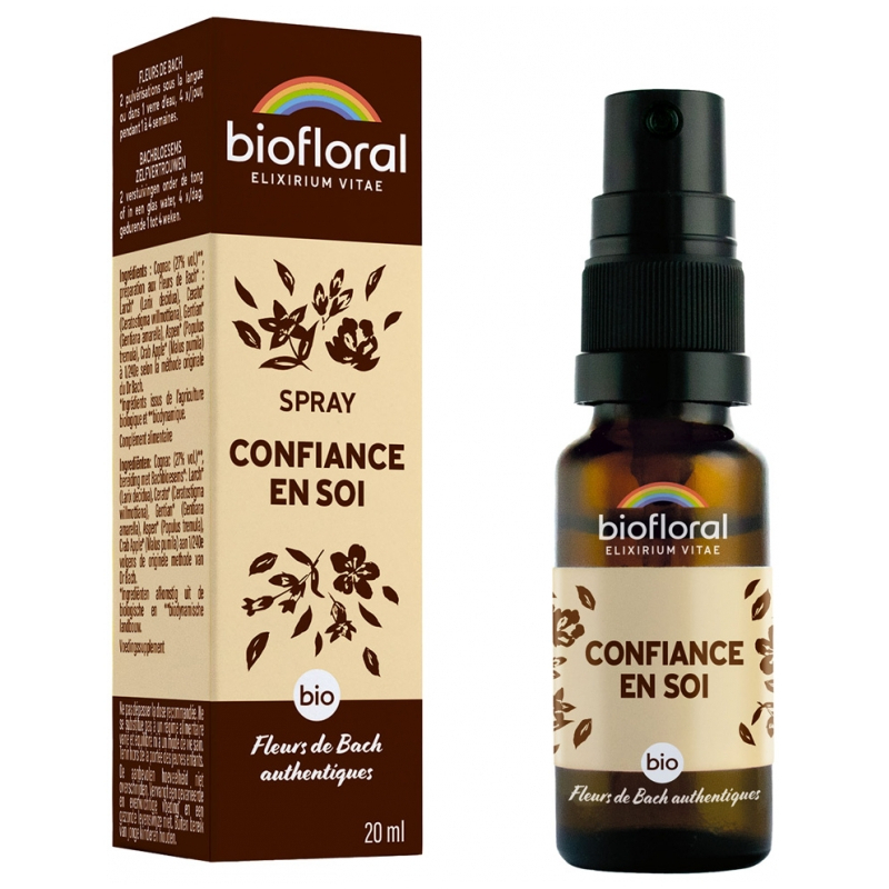 Biofloral Spray Confiance en Soi Bio - 20 ml