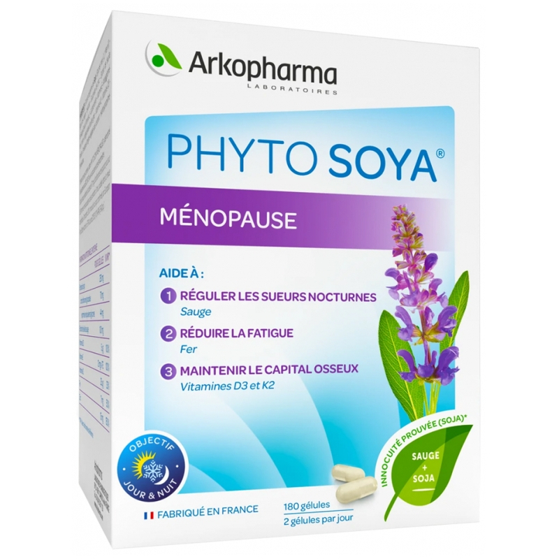 Arkopharma Phyto Soya Ménopause - 180 Gélules