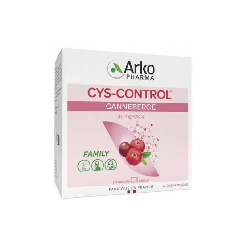 Arkopharma Cys-Control Canneberge - 20 Sachets