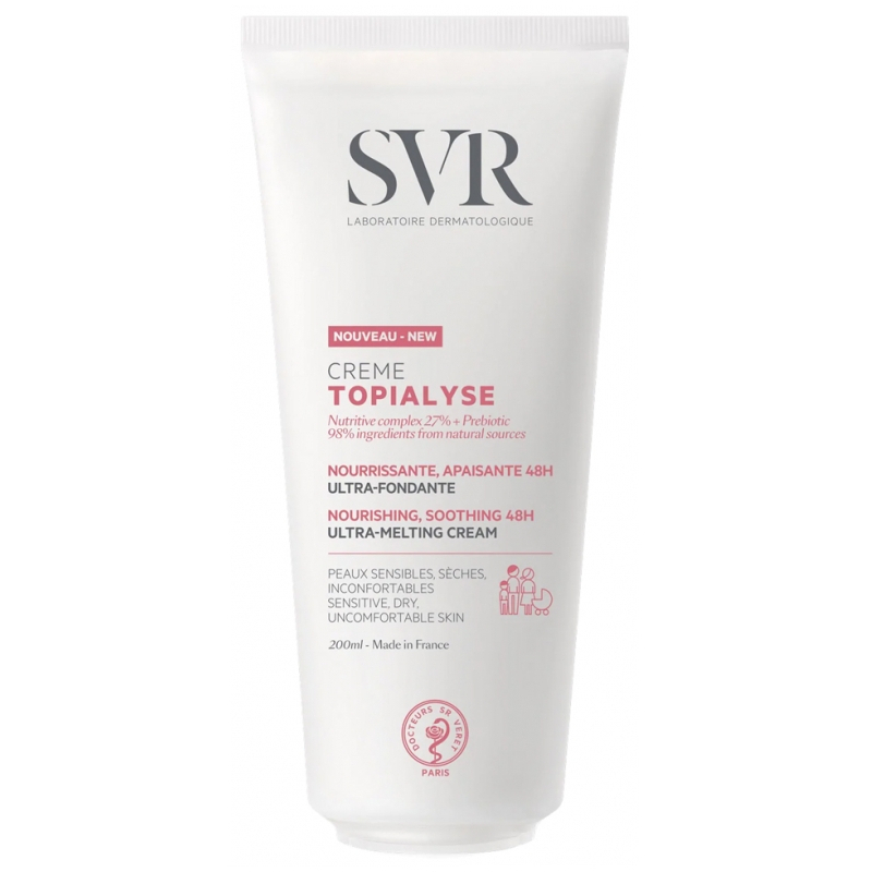 SVR Topialyse Crème Nourrissante Apaisante 48H - 200 ml