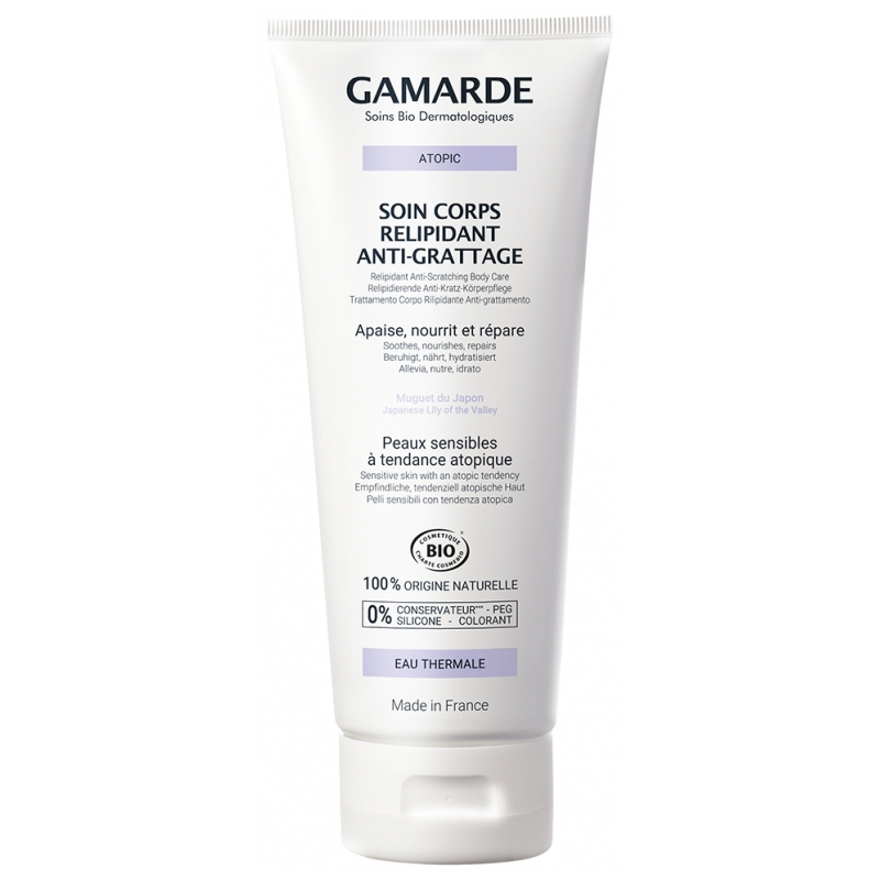 Gamarde Atopic Soins Corps Relipidant Anti-Grattage Bio - 200 ml