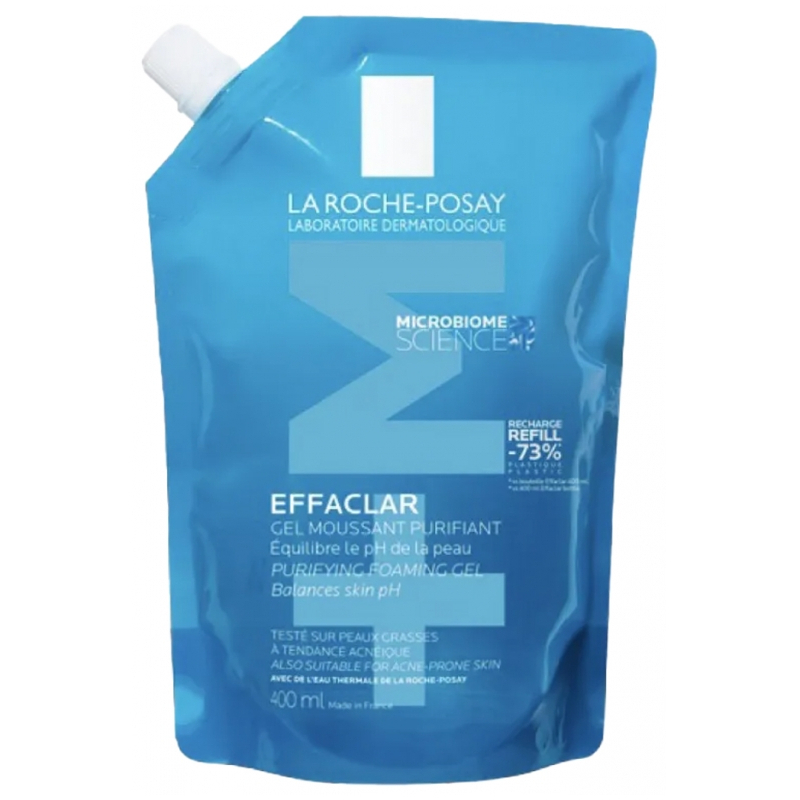 La Roche-Posay Effaclar Gel Moussant Purifiant Recharge - 400 ml