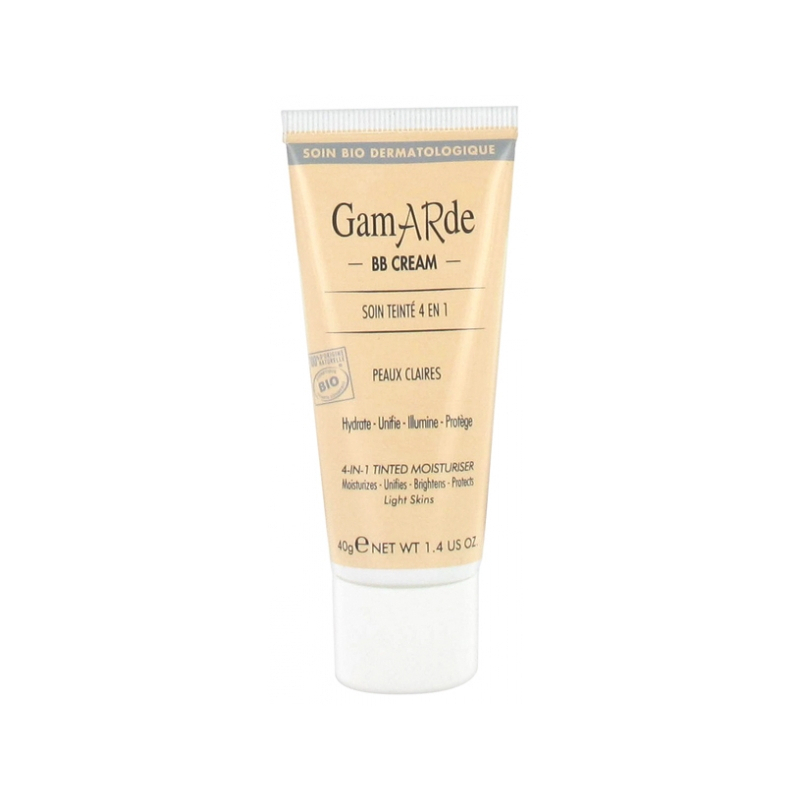 Gamarde BB Cream Soin Teinté 4 en 1 Bio Teinte : Peaux Claires - 40 g