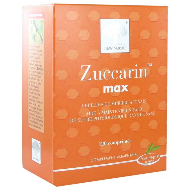 New Nordic Zuccarin Max - 120 Comprimés