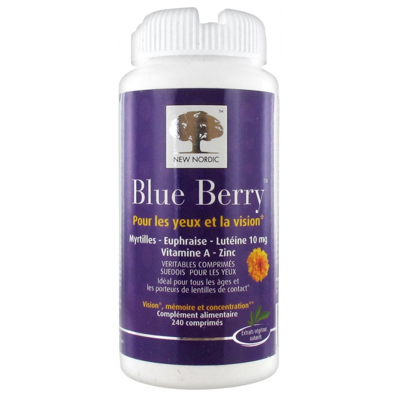 New Nordic Blue Berry - 240 Comprimés