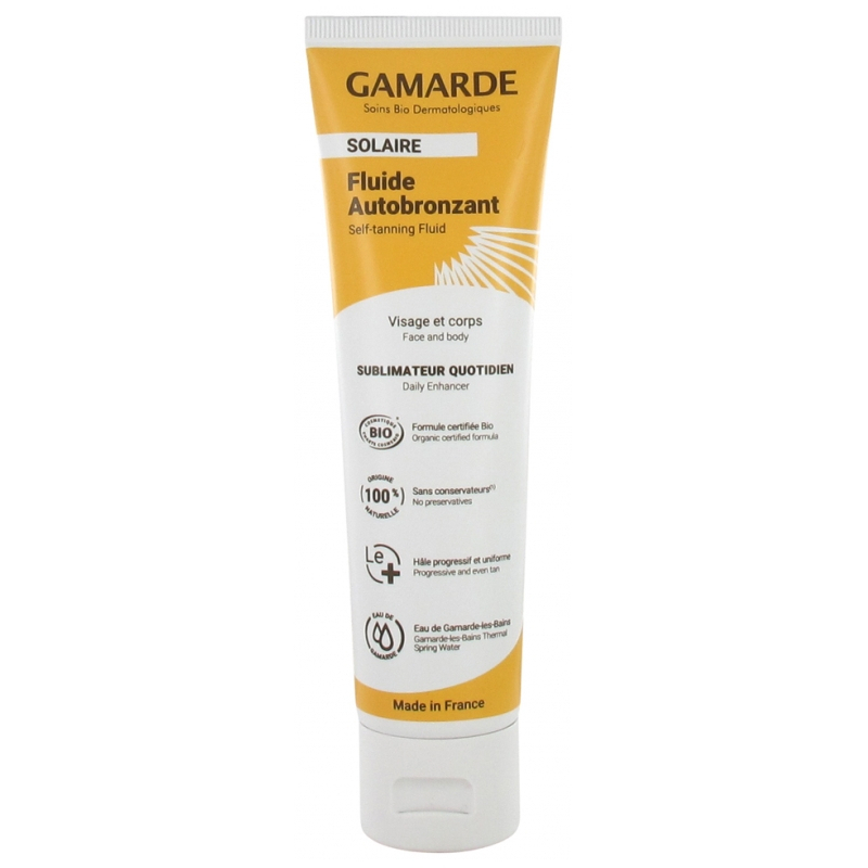 Gamarde Solaire Fluide Autobronzant Bio - 100 ml