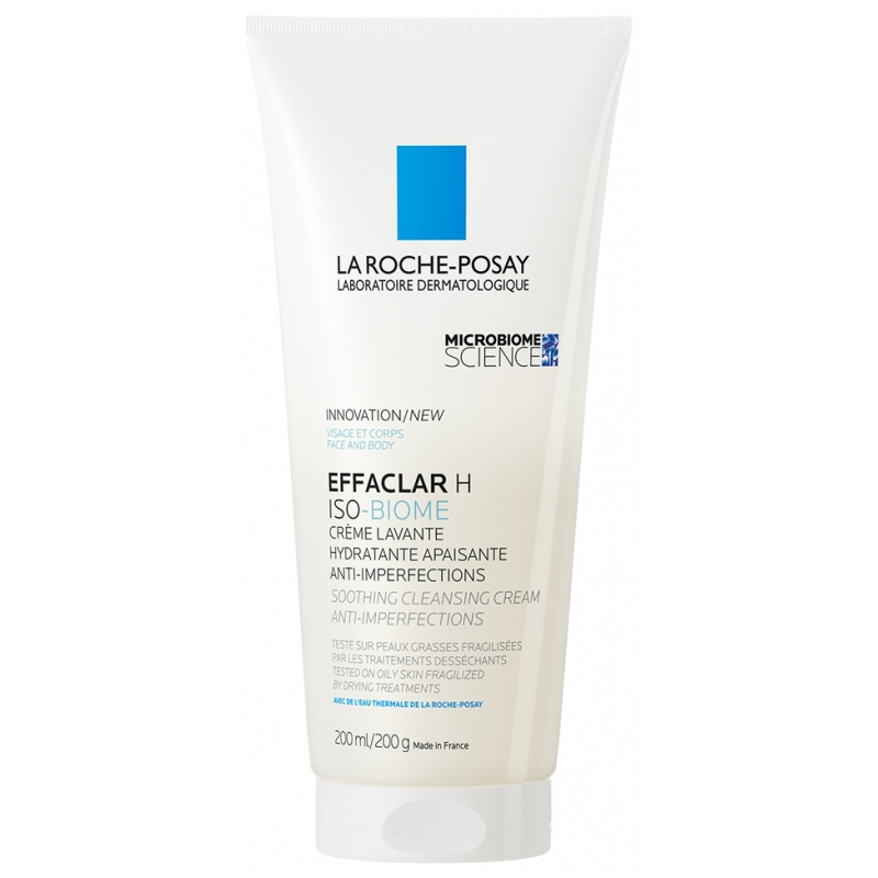  La Roche-Posay Effaclar H Iso-Biome Crème Lavante Hydratante Apaisante - 200 ml