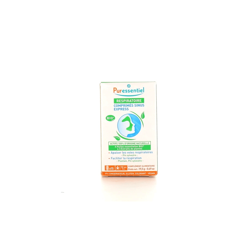  Puressentiel Respiratoire sinus express - 15 comprimés