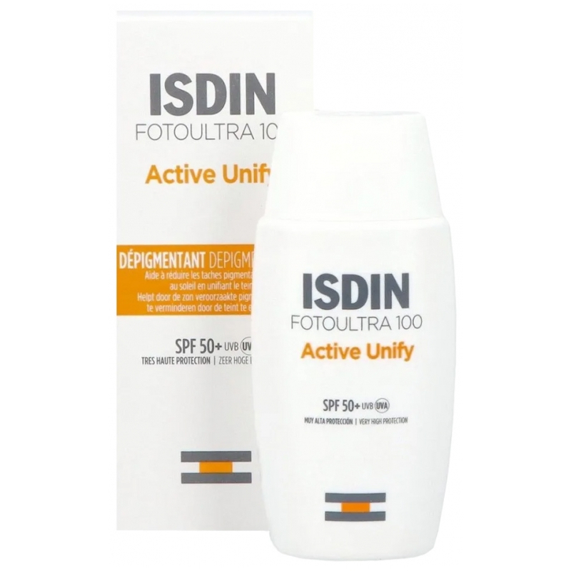 Isdin FotoUltra 100 Active Unify Dépigmentant SPF50+ - 50 ml