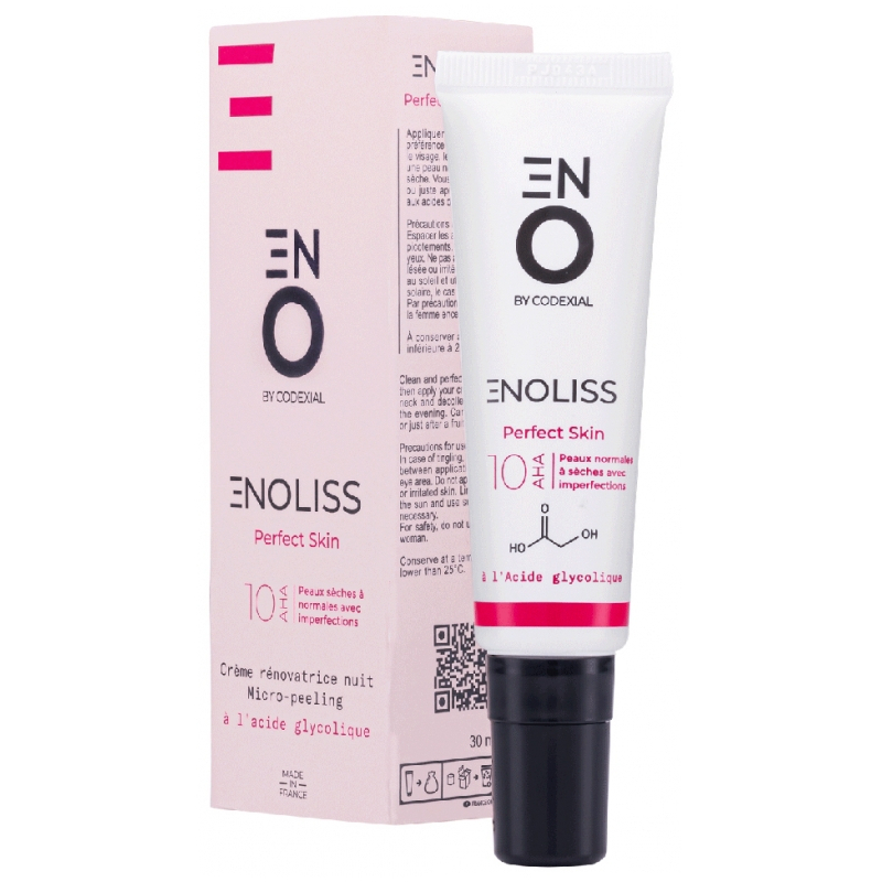 Codexial Enoliss Perfect Skin 10 AHA Crème Rénovatrice Nuit Micro-Peeling - 30 ml