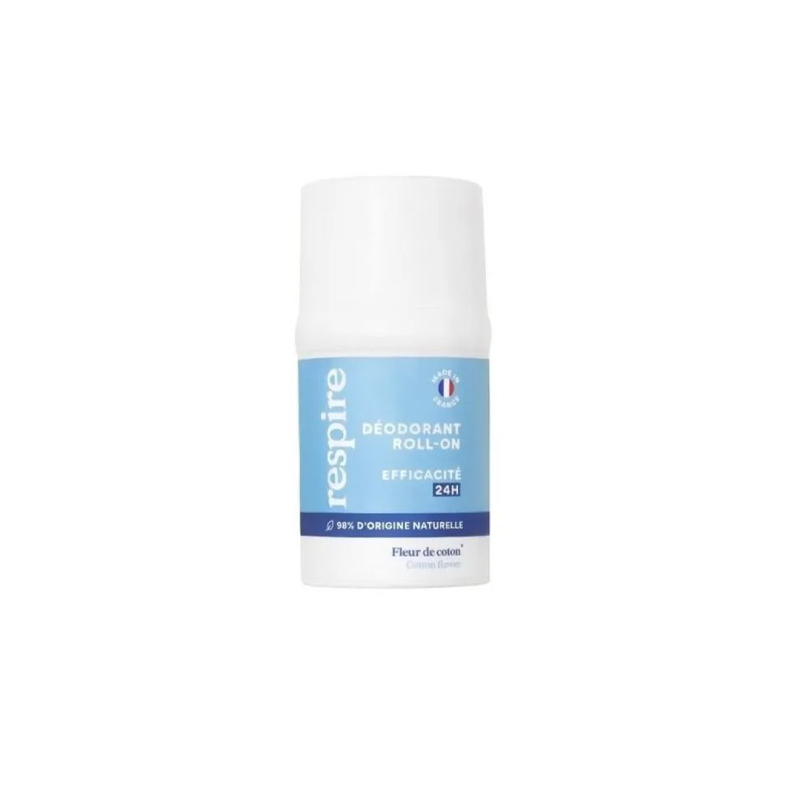 Respire Déodorant Roll-On Fleur de coton - 15ml
