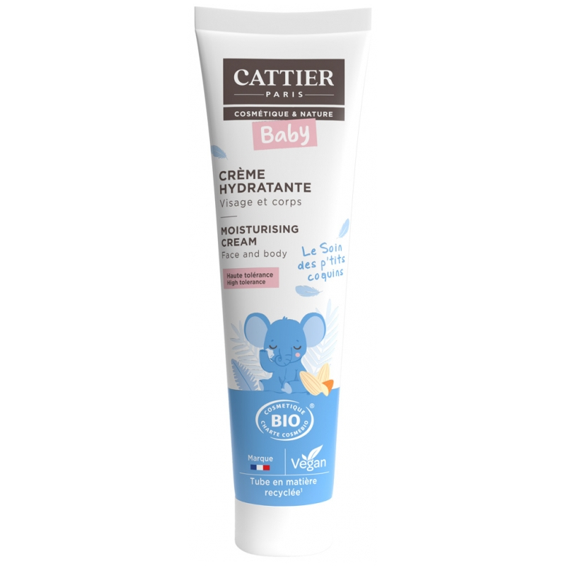 Cattier Bébé Crème Hydratante Bio - 100 ml