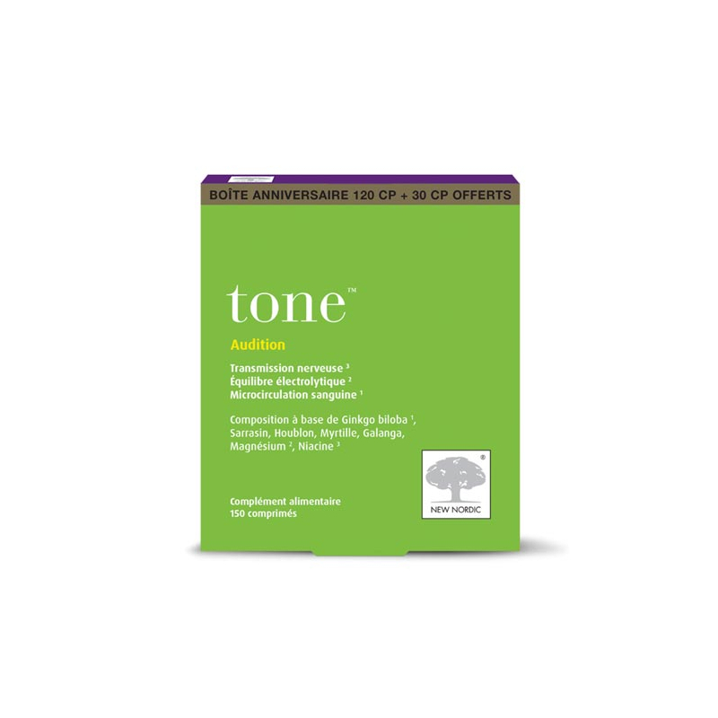 New Nordic Tone - 120+30 comprimés