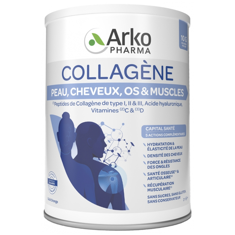 Arkopharma Collagène Peau Cheveux Os & Muscles - 260 g