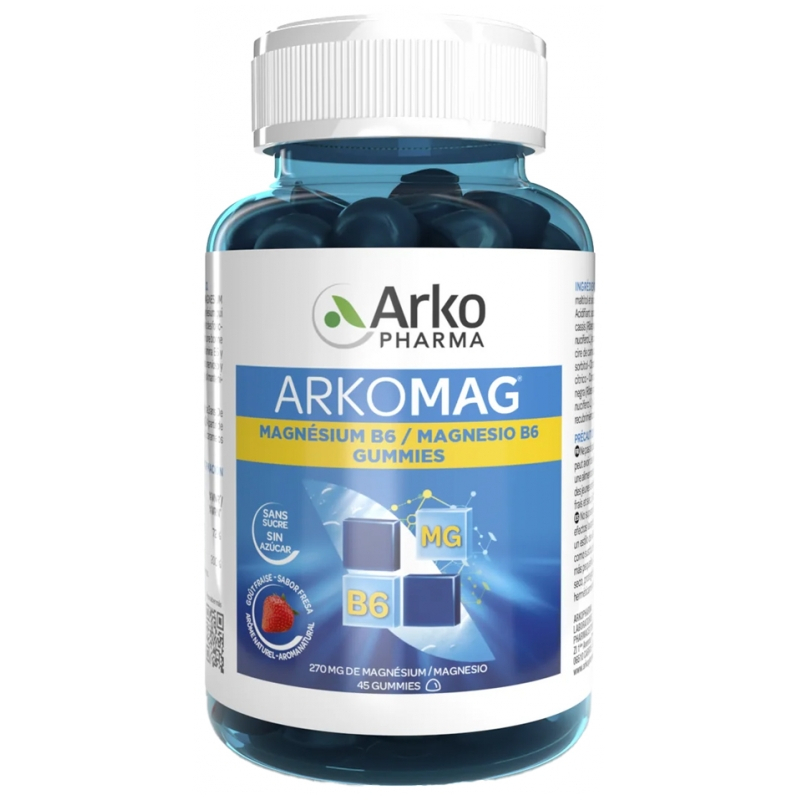 Arkopharma Arkomag Magnésium B6 - 45 Gummies