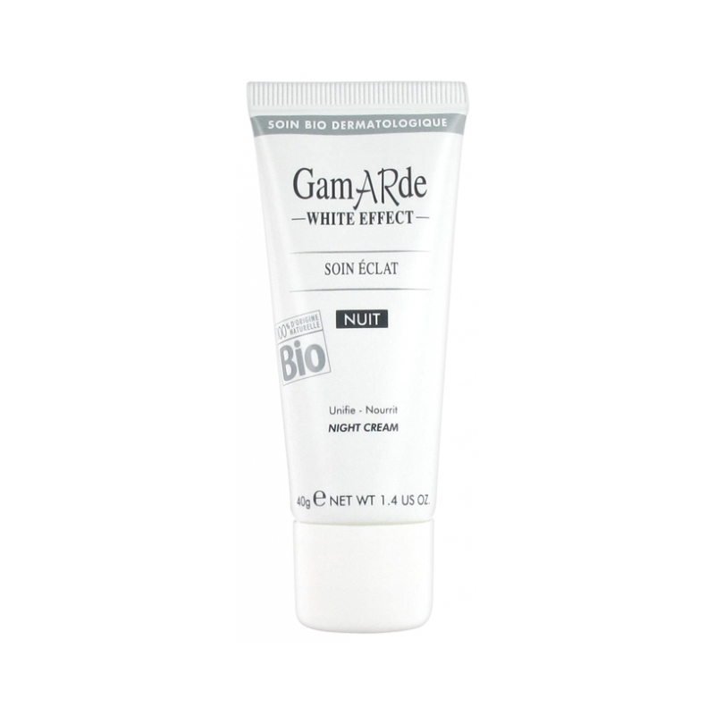 Gamarde White Effect Soin Eclat Nuit Bio - 40 g