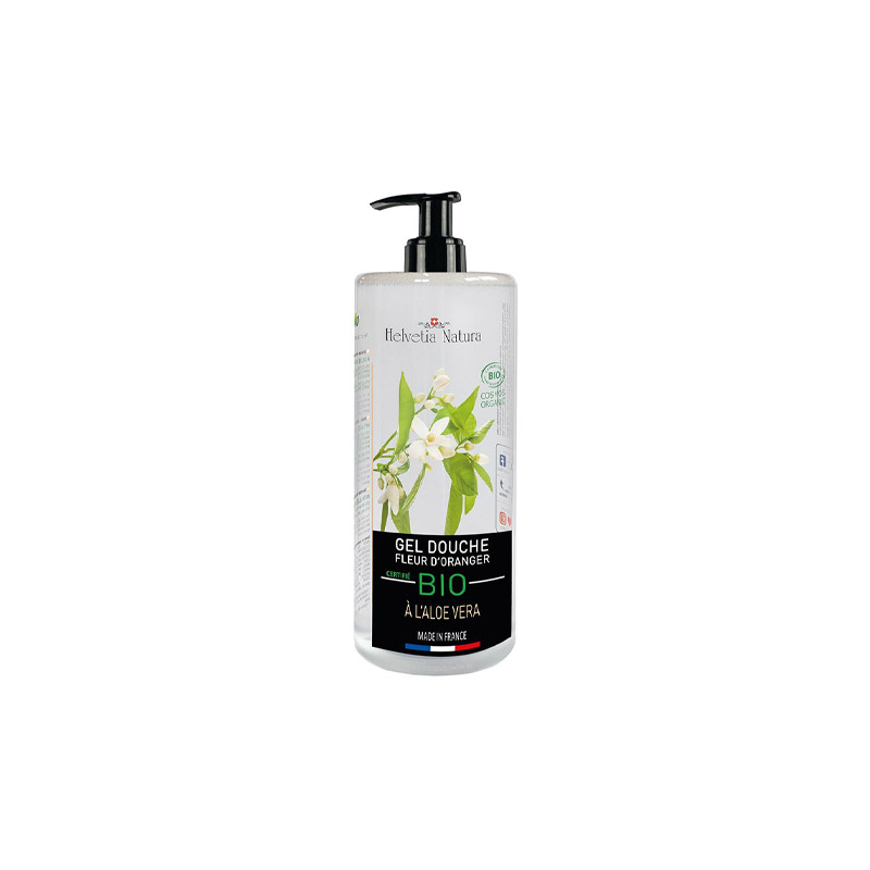 Helvetia Natura Gel douche fleur d'Oranger BIO - 1L