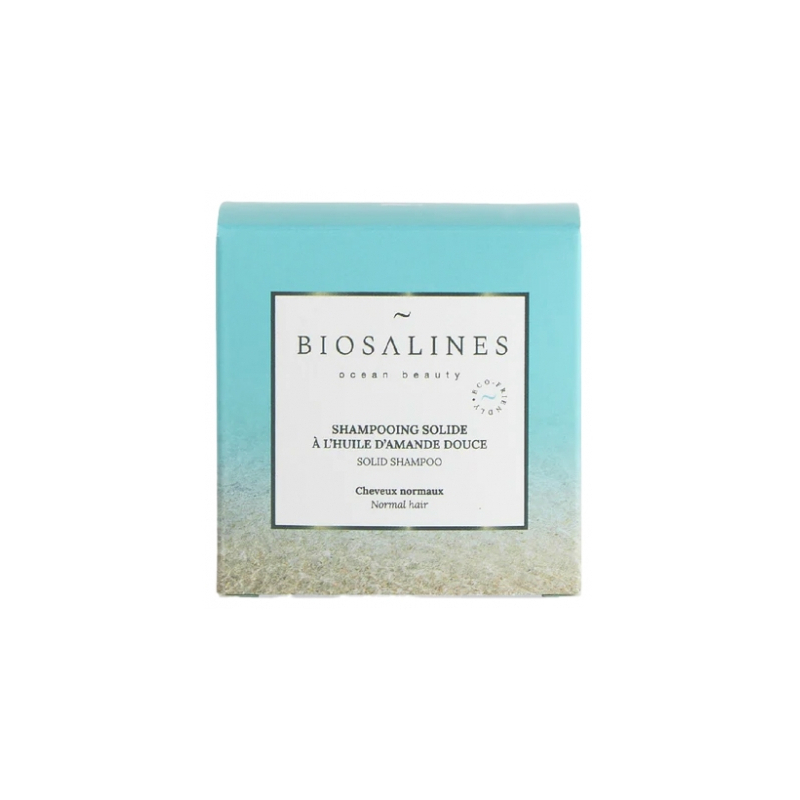 Biosalines Shampoing Solide à l'Huile d'Amande Douce - 75 g