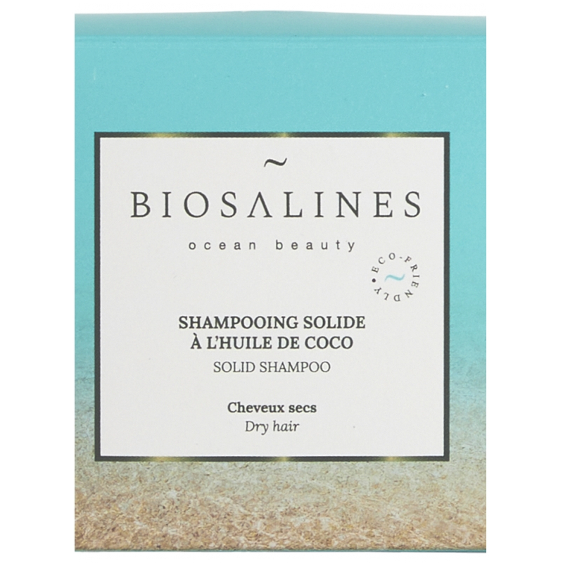 Biosalines Shampoing Solide à l'Huile de Coco - 75 g
