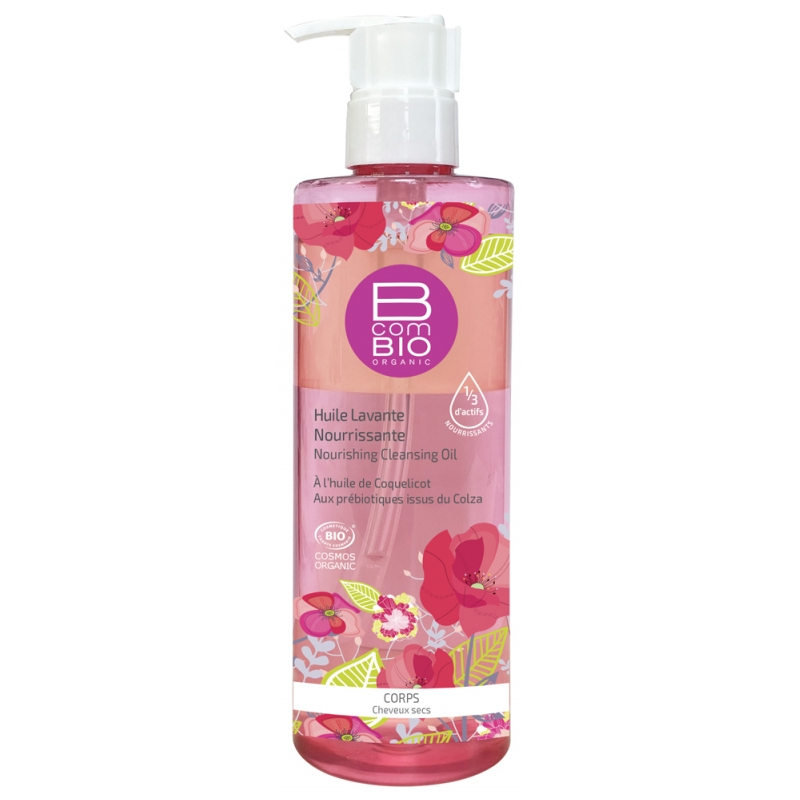 BcomBIO Huile Lavante Nourrissante Bio -400 ml