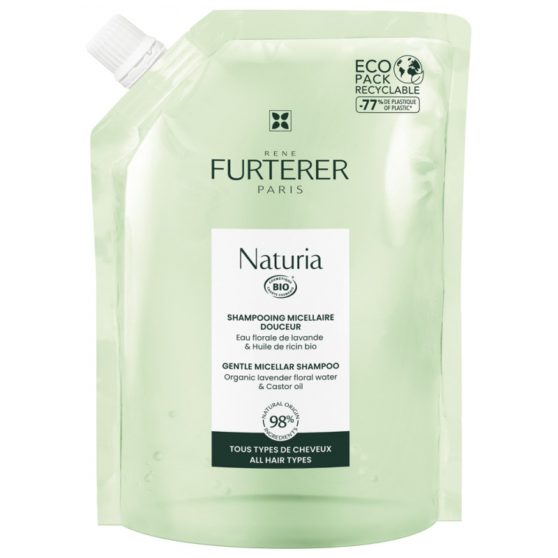Furterer Naturia Shampoing Micellaire Douceur Bio Éco-Recharge - 400 ml