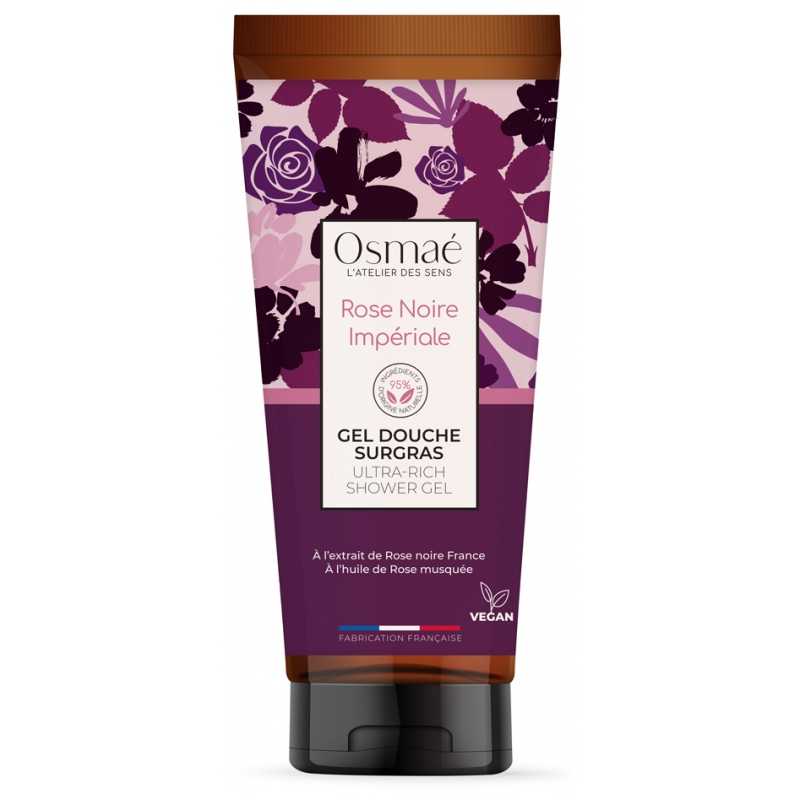 Osmaé Gel Douche Surgras Rose Noire Impériale - 200 ml